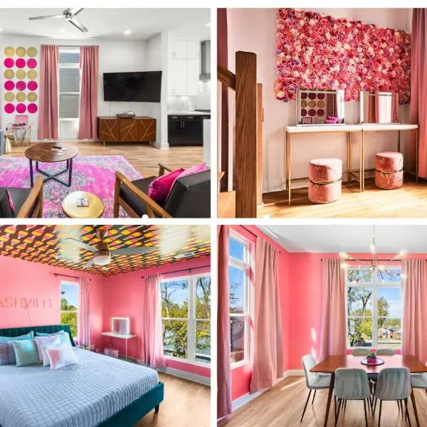 Ultimate Bach 10min to DT IG Walls Every Room，位于纳什维尔的酒店