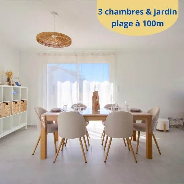 La Cigogne, Maison familiale en bord de Mer à Surtainville, Côte des Isles, 3 chambres, Intendance Luxury Host，位于叙尔坦维尔的酒店