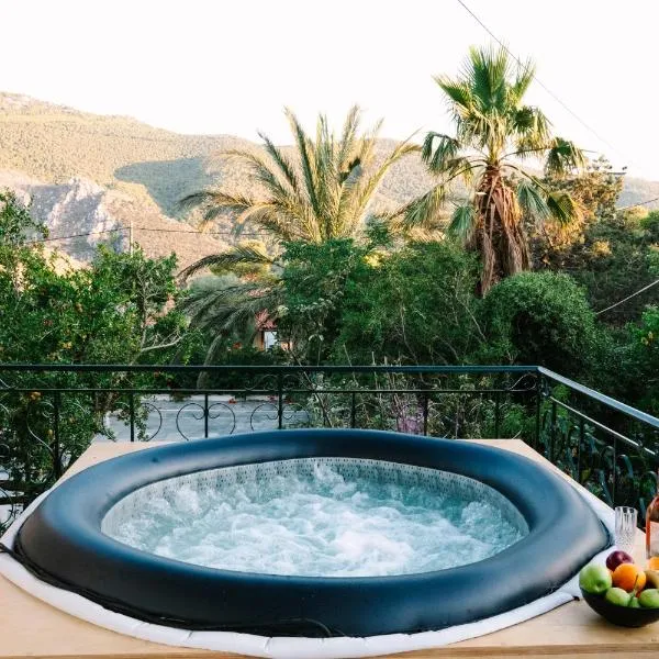 Villarose HotTub sunset view，位于艾戈斯特纳的酒店