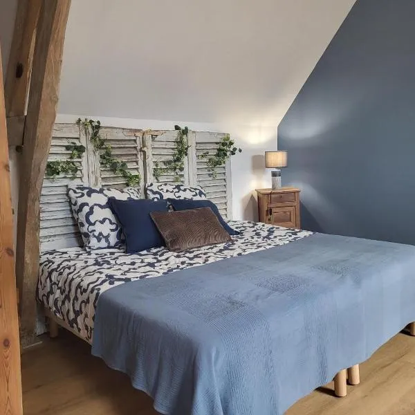 Chambre d'hôtes à la Ferme de la Porte en Aix pour 5，位于Aix-en-Issart的酒店