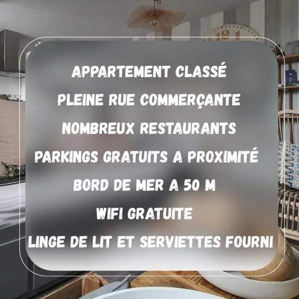 Bord de Mer l'Appartement à Loctudy，位于洛克蒂迪的酒店