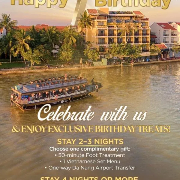 Little Riverside Hoi An . A Luxury Hotel & Spa，位于会安的酒店