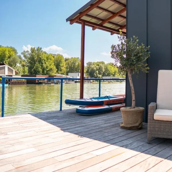 Captains Danube Houseboat - Bratislava，位于Jarovce的酒店