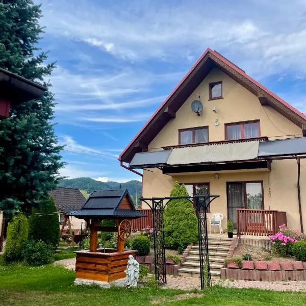 Dom całoroczny w Dębnie Podhalańskim z widokiem na Tatry i Gorce，位于Dębno的酒店