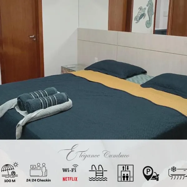 Apartamento Beach place Cumbuco 100metros Praia，位于考卡亚的酒店