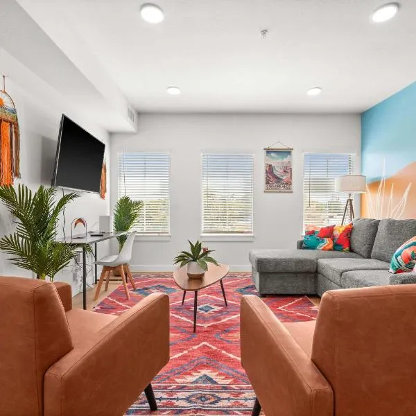 Natl Park 2BR Townhome King 2-Car Garage，位于盐湖城的酒店