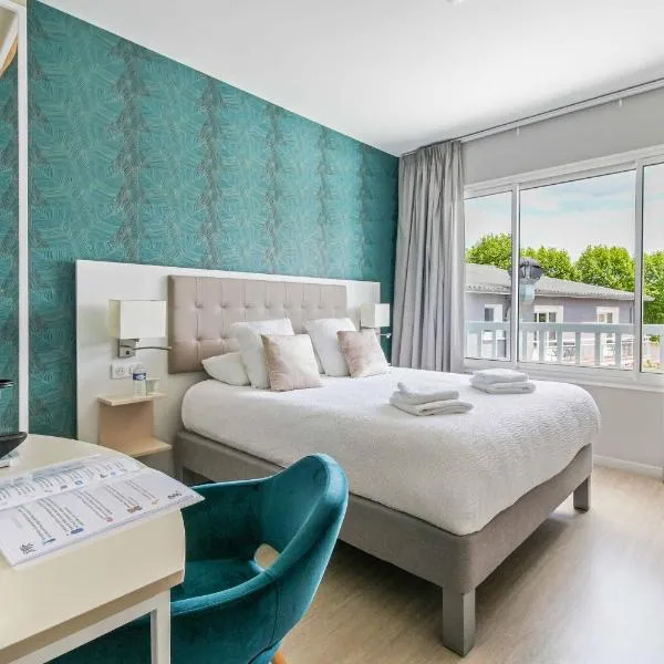 Logis Hôtel l'Amandier，位于Morlaas的酒店
