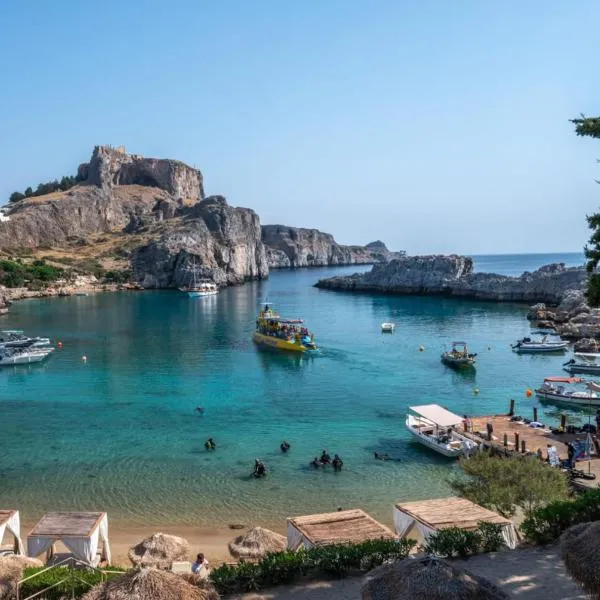 Fedra Apartments Lindos，位于林都斯的酒店