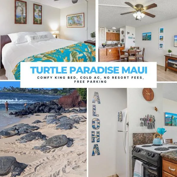 Turtle Paradise - King bed, AC, Across from Beach，位于基黑的酒店
