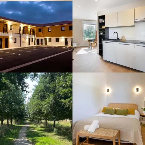 Appart Hôtel Coraline - Genas Lyon Eurexpo，位于热纳的酒店