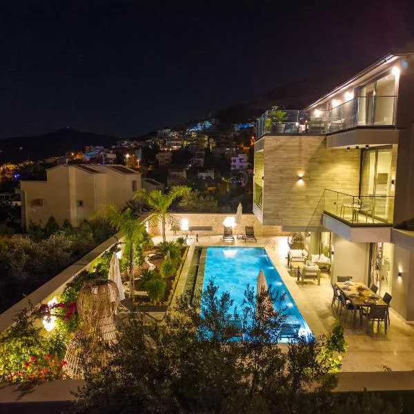 Villa Kazarman, Kalkan’ın kalbinde denize, merkeze，位于卡尔坎的酒店