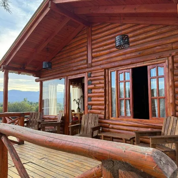 Cabaña Los Abuelos para 6 personas，位于Coronel Moldes的酒店