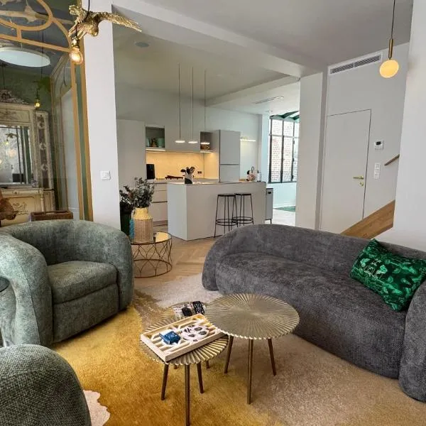 Villa Luxe-bord de mer-hyper centre Art Deco，位于勒图凯-巴黎普拉日的酒店