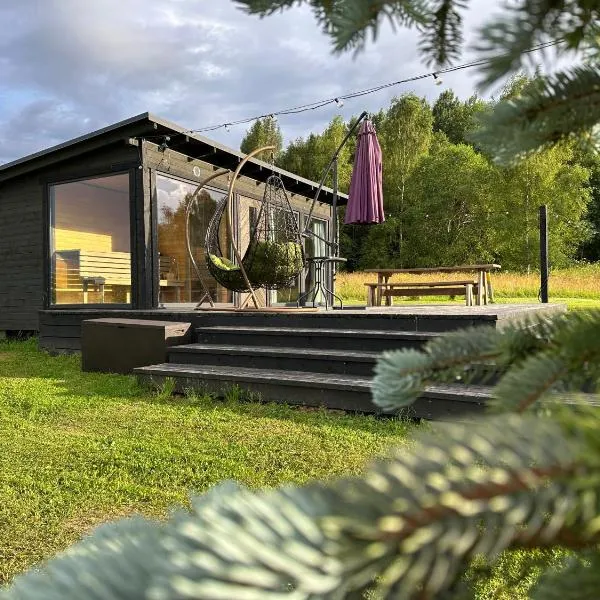 Melnā kalna kamene, sauna iekļauta cenā，位于Vestiena的酒店