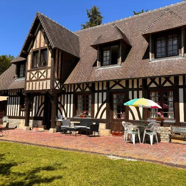 Chambres d'Hôtes la BAKATA près de DEAUVILLE，位于Danestal的酒店