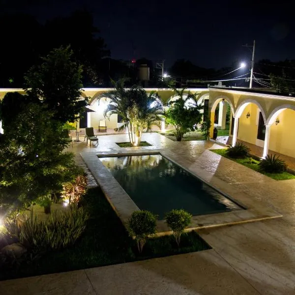 Hotel Hacienda Izamal，位于Kantunil的酒店