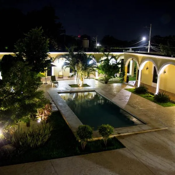 Hotel Hacienda Izamal，位于Hoctún的酒店