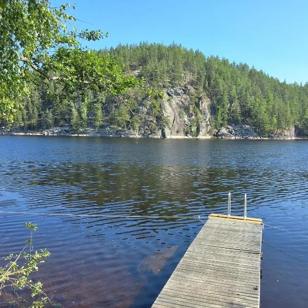 Modern holiday cabin in Saimaa，位于Enonkoski的酒店