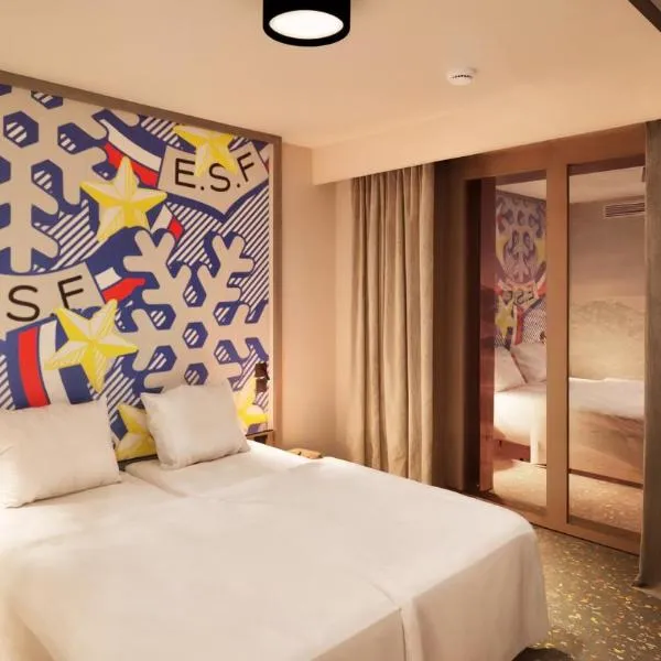 PopAlp la Plagne - Hôtel et Restaurant，位于La Plagne Tarentaise的酒店