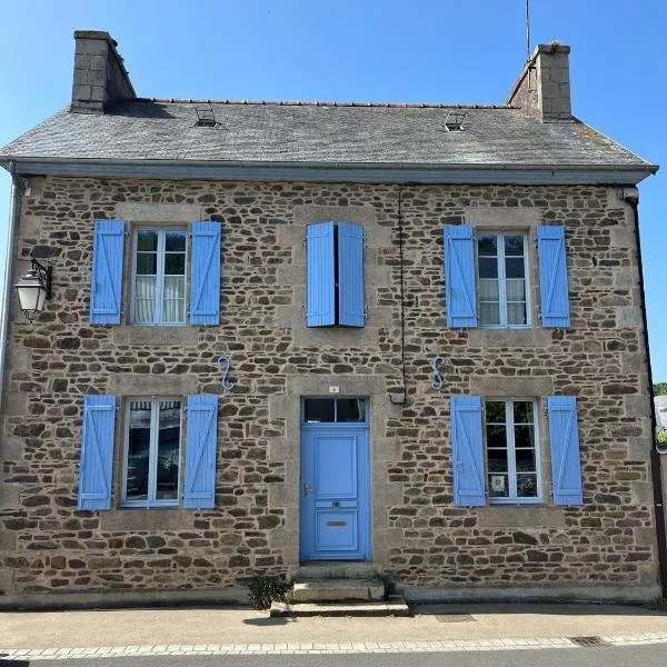 Maison bleue chambres d hôtes，位于Pontrieux的酒店