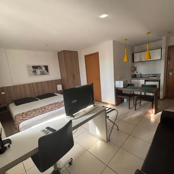 Flat Aconchegante，位于坎普斯戈伊塔卡济斯的酒店