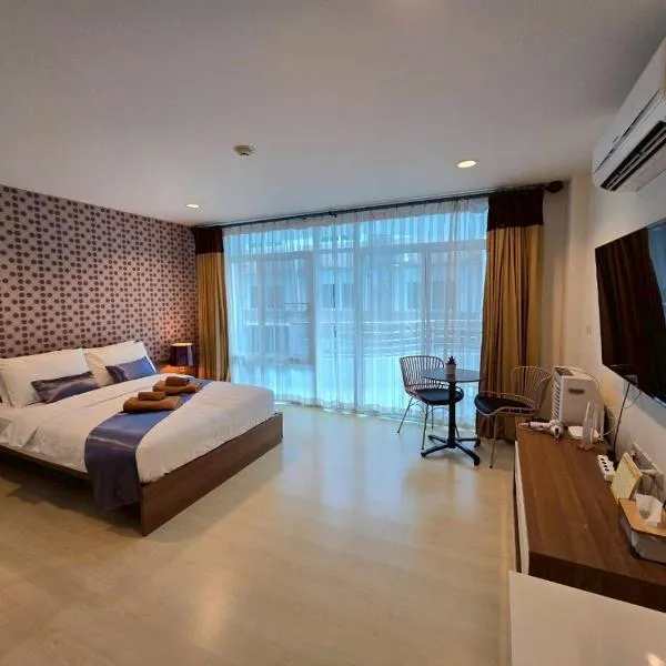 The Beach Bangsaen Condo 327-23，位于班邦森(1)的酒店