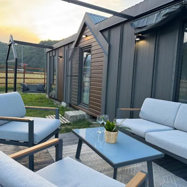 Peak View Tiny House，位于泽尔内什蒂的酒店