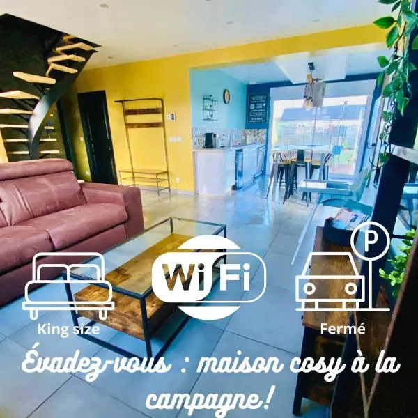 Literie de qualité - Jardin - Wifi - Parking privé - Conciergerie du Varet，位于Avesnes-lès-Bapaume的酒店