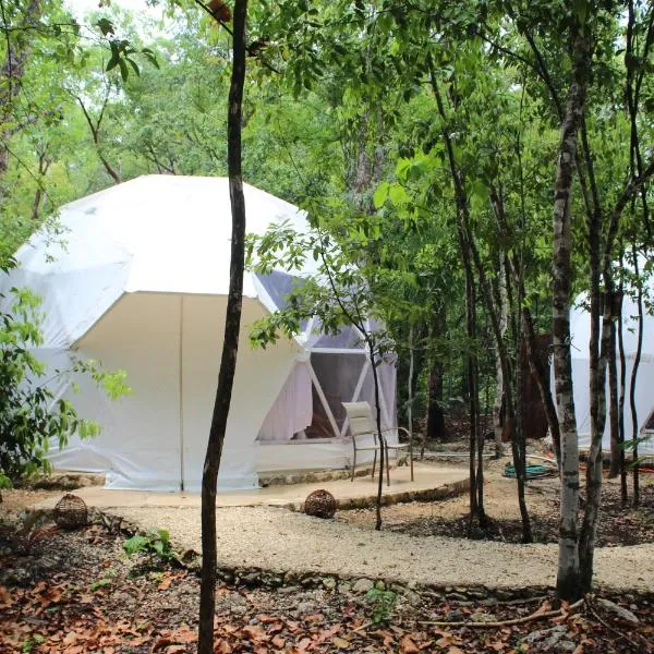 Glamping Mayan Glam，位于图卢姆的酒店