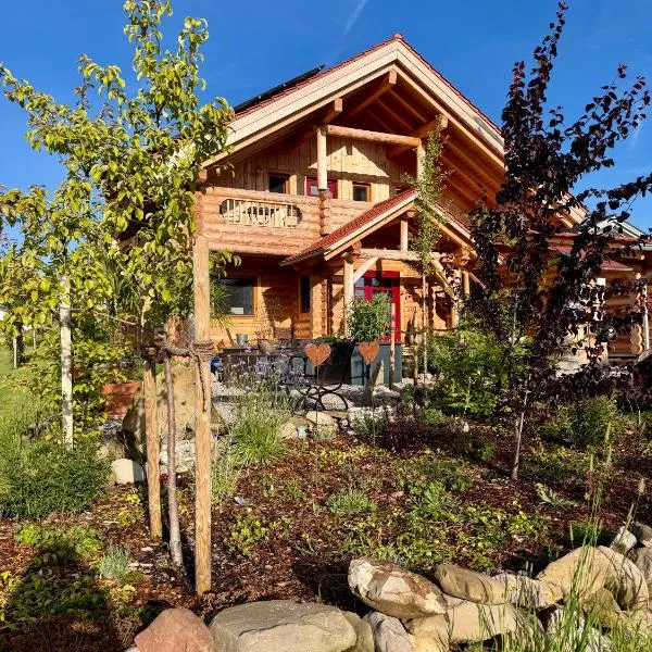 "Allgäu-Herzl" Alpenchalet für Zwei，位于Rückholz的酒店