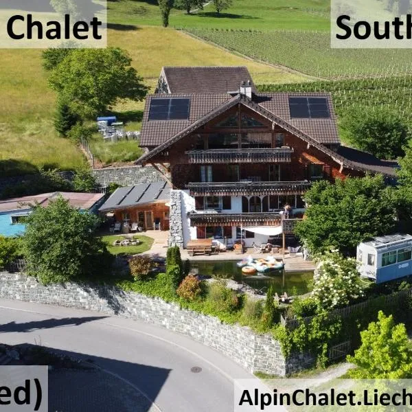 Alpine Chalet L iechtenstein，位于埃申的酒店