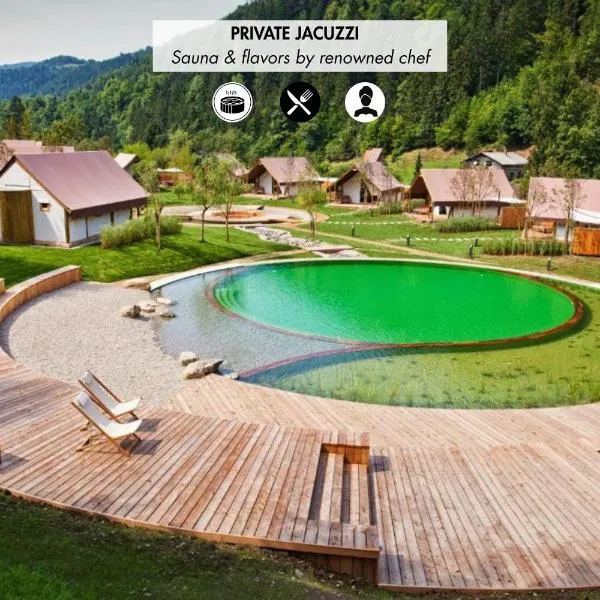 Herbal Glamping Resort Ljubno，位于Ljubno的酒店
