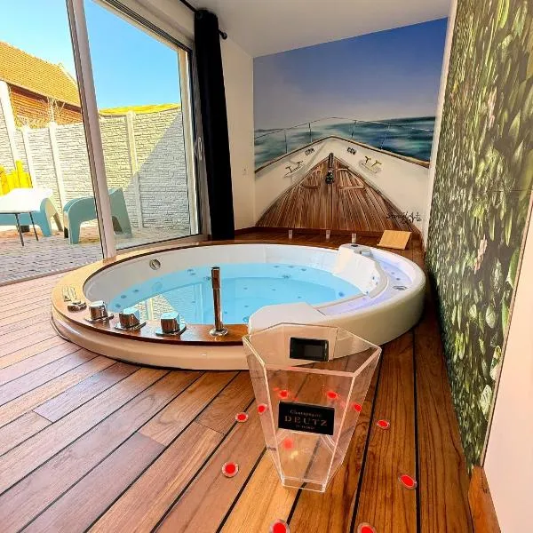 L'Évasion des Sens - Spa Sauna Hammam Jacuzzi，位于Bray-sur-Somme的酒店
