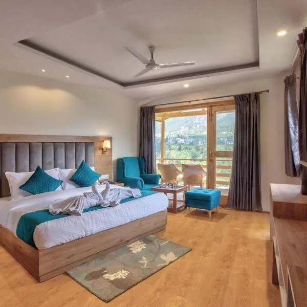 Hotel Kasauli Grand II Parking I Lawn I Beautiful Scenic View I Restaurant，位于卡绍利的酒店