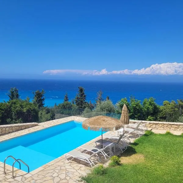 Villa ioli breathtaking view & sunset，位于阿约斯尼奇塔斯的酒店