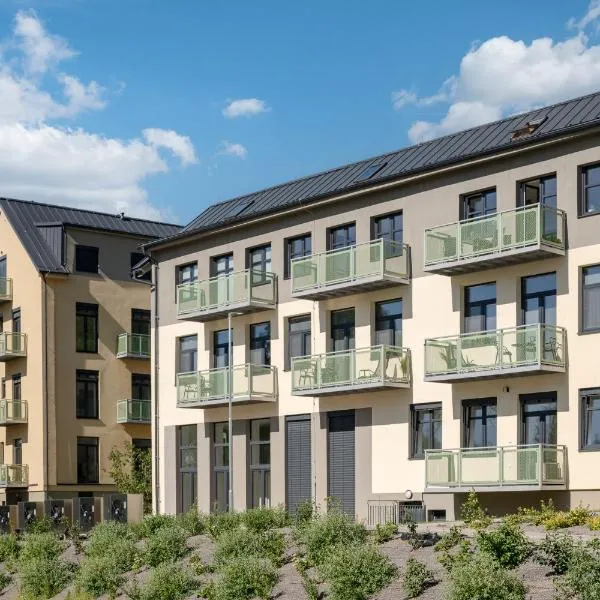 Apartmány v Rezidenci Podhradí，位于什特兰贝尔克的酒店