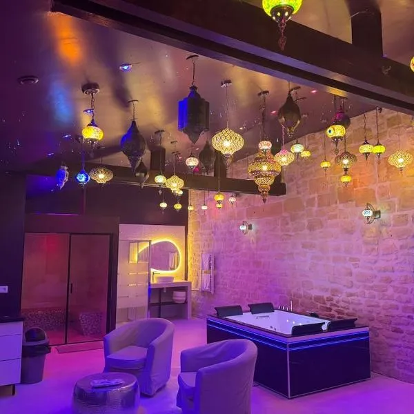 Appartement Jacuzzi Hammam 1001 Nuits Yaospa60，位于Montataire的酒店