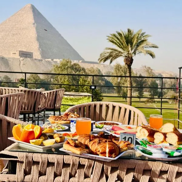 House of Kheops Pyramids View，位于Giza的酒店