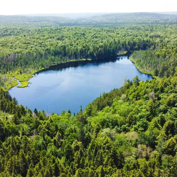 Lodge at Madawaska Ideal for Groups and hiking，位于Lake Saint Peter的酒店