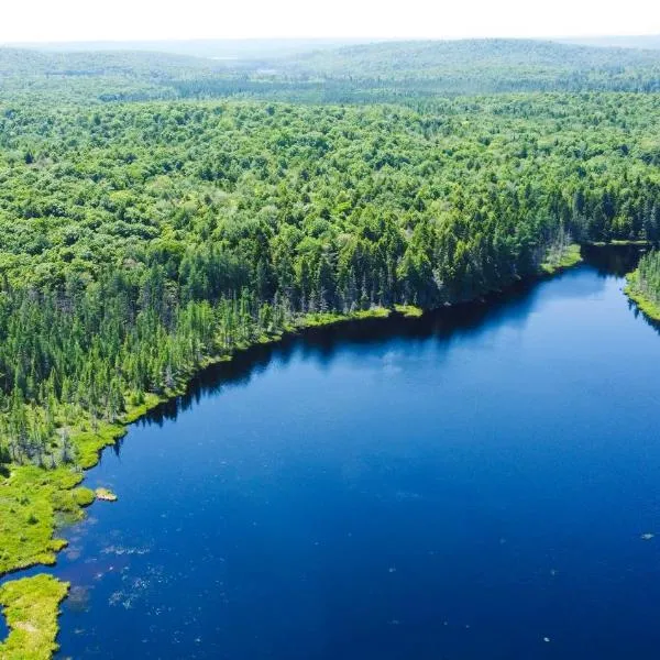 Karaoke Lodge in Madawaska, Big Group-Friendly，位于Lake Saint Peter的酒店
