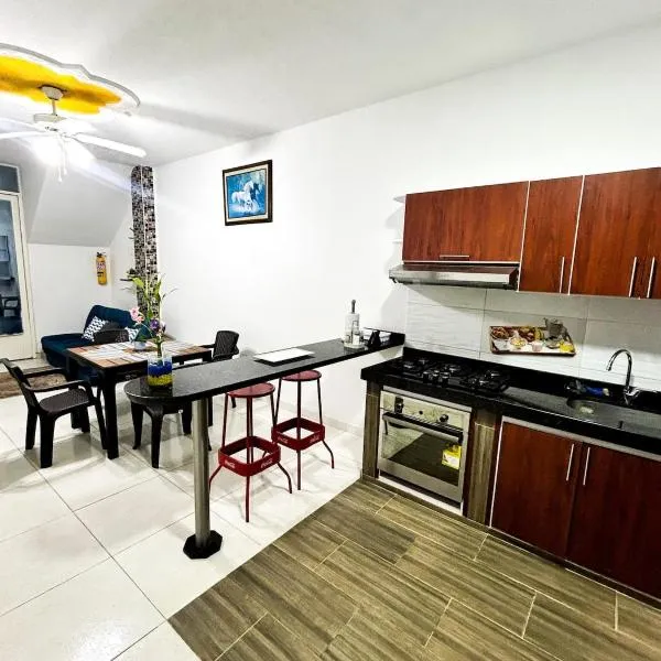 Beautiful and comfortable apartment, 3 rooms, 5 beds，位于约帕尔的酒店