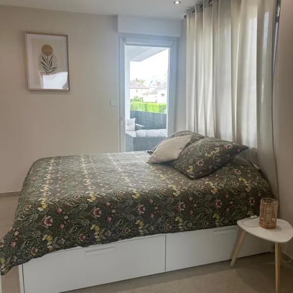 Charmant Studio avec terrasse，位于伊尔基希-格拉芬斯塔登的酒店