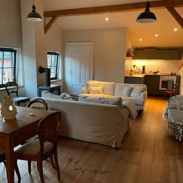 Stylish Loft Apartment on a Country Farm，位于巴特法灵博斯特尔的酒店