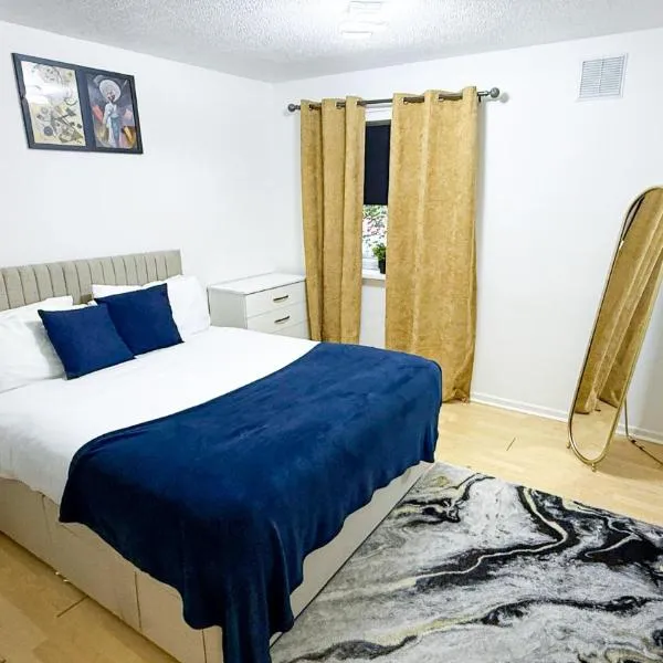 1 bedroom Birmingham City Centre Flat with free parking，位于伯明翰的酒店