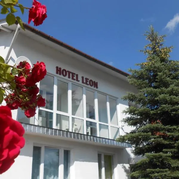 Hotel Leon，位于Woskrzenice Duże的酒店