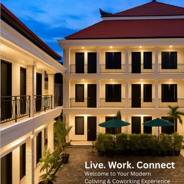 Bali Loop Coliving & Coworking，位于登巴萨的酒店