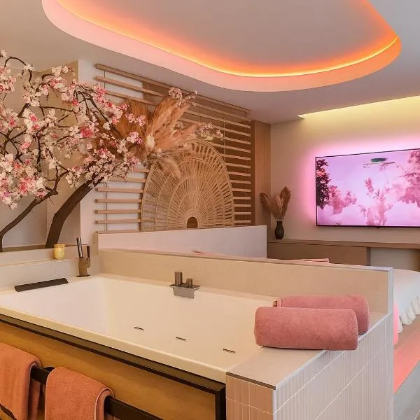 Blossom Suite-Hyper centre Jacuzzi Balcon clim，位于里昂的酒店