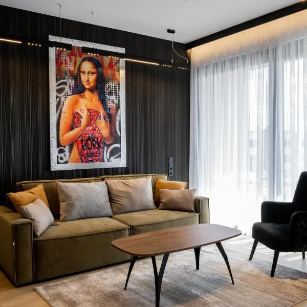 Omega Lake Premium Apartments，位于Olsztyn的酒店