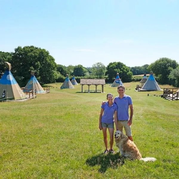 Big Sky Tipi Holidays，位于Wartling的酒店