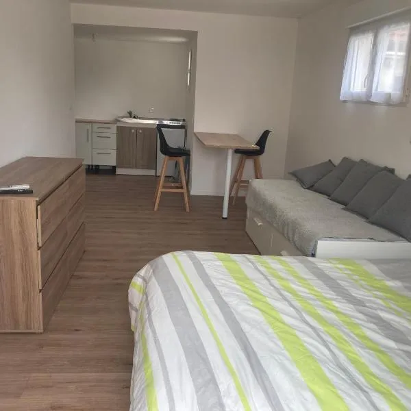 Studio avec courette au calme，位于萨兰的酒店